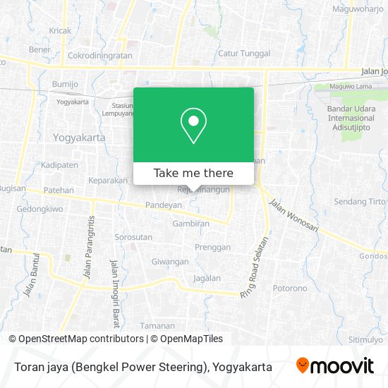 Toran jaya (Bengkel Power Steering) map