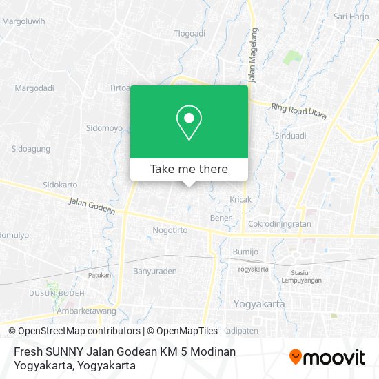 Fresh SUNNY Jalan Godean KM 5 Modinan Yogyakarta map