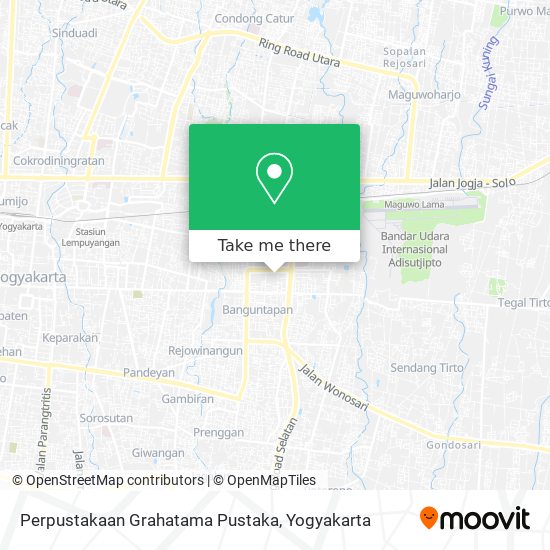 Perpustakaan Grahatama Pustaka map