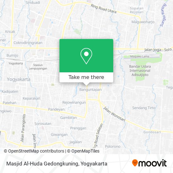 Masjid Al-Huda Gedongkuning map