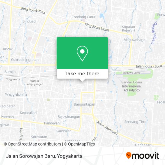 Jalan Sorowajan Baru map