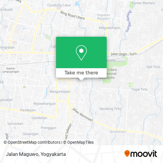 Jalan Maguwo map