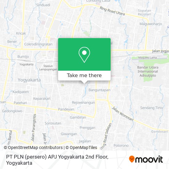 PT PLN (persero) APJ Yogyakarta 2nd Floor map
