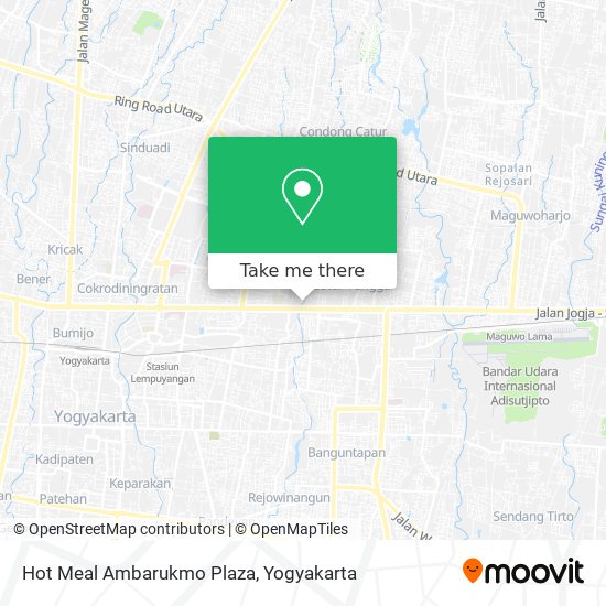 Hot Meal Ambarukmo Plaza map