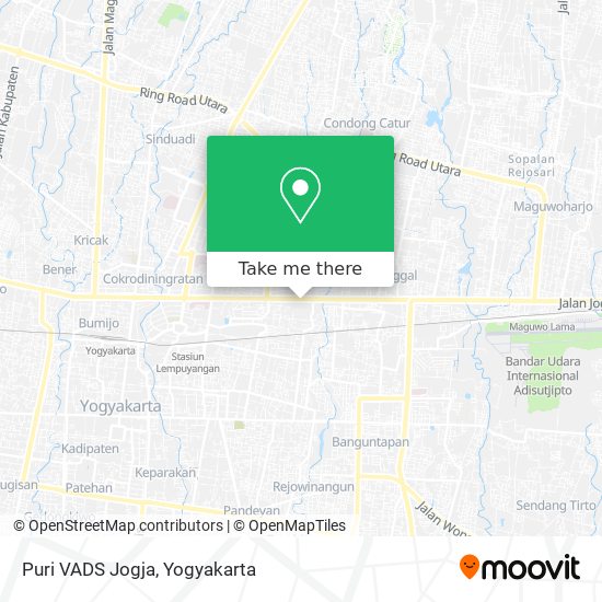 Puri VADS Jogja map