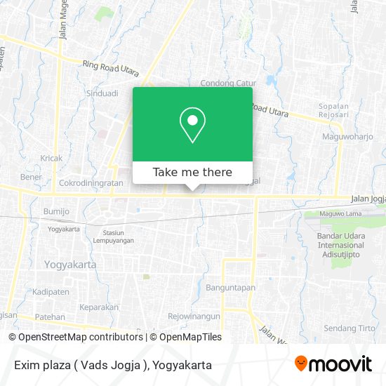 Exim plaza ( Vads Jogja ) map