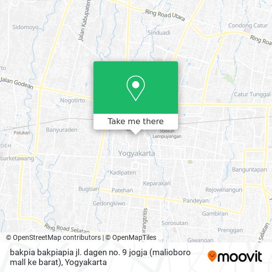 bakpia bakpiapia jl. dagen no. 9 jogja (malioboro mall ke barat) map