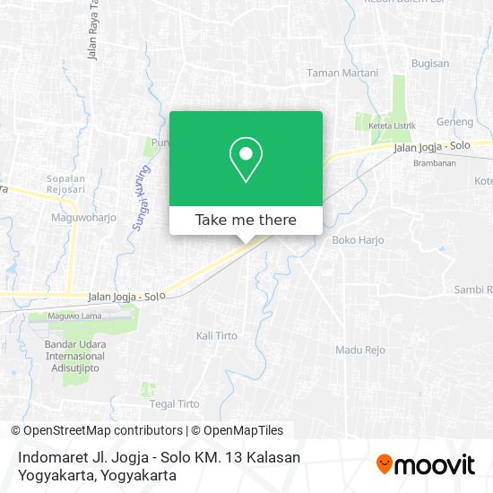 Indomaret Jl. Jogja - Solo KM. 13 Kalasan Yogyakarta map