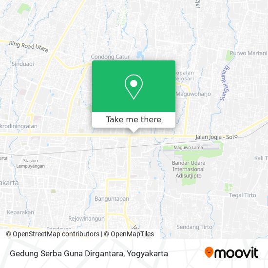 Gedung Serba Guna Dirgantara map