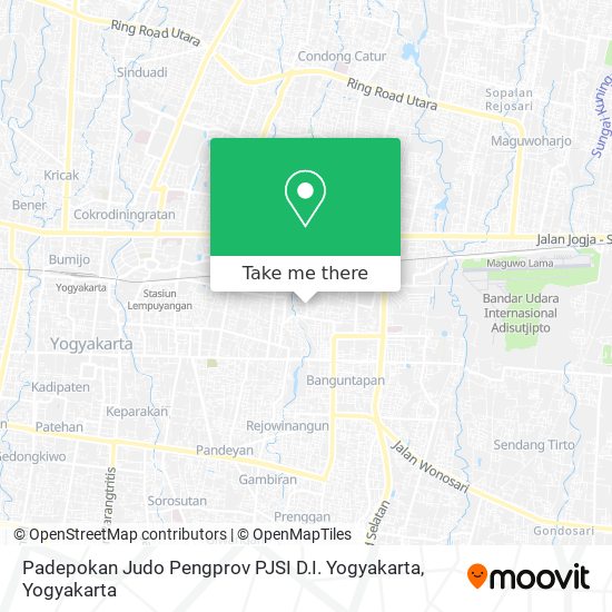 Padepokan Judo Pengprov PJSI D.I. Yogyakarta map