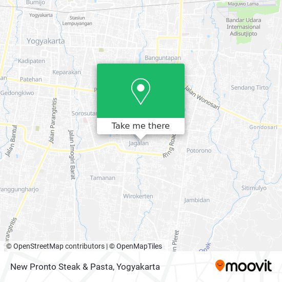 New Pronto Steak & Pasta map