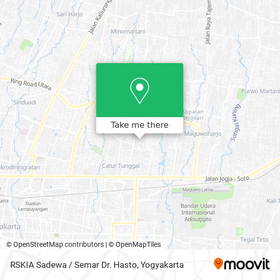 RSKIA Sadewa / Semar Dr. Hasto map