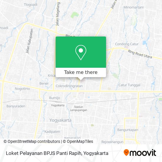 Loket Pelayanan BPJS Panti Rapih map