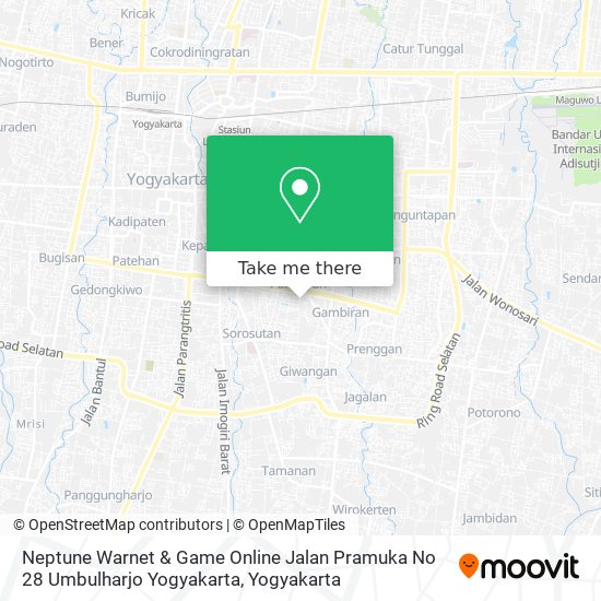 Neptune Warnet & Game Online Jalan Pramuka No 28 Umbulharjo Yogyakarta map