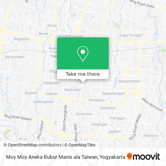 Moy Moy Aneka Bubur Manis ala Taiwan map