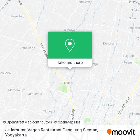 JeJamuran Vegan Restaurant Dengkung Sleman map