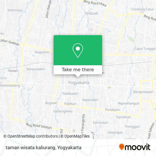 taman wisata kaliurang map