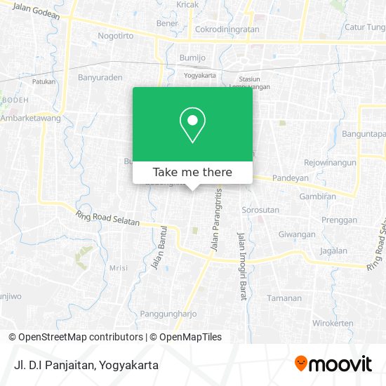 Jl. D.I Panjaitan map