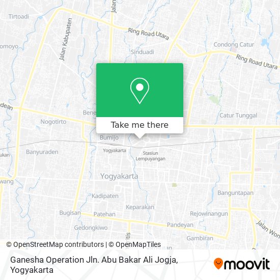 Ganesha Operation Jln. Abu Bakar Ali Jogja map