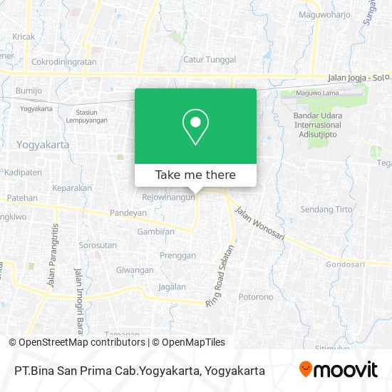 PT.Bina San Prima Cab.Yogyakarta map