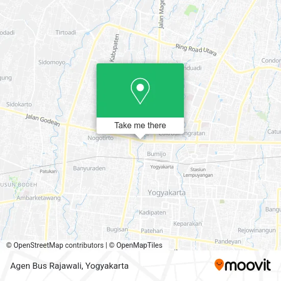 Agen Bus Rajawali map