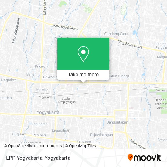 LPP Yogyakarta map