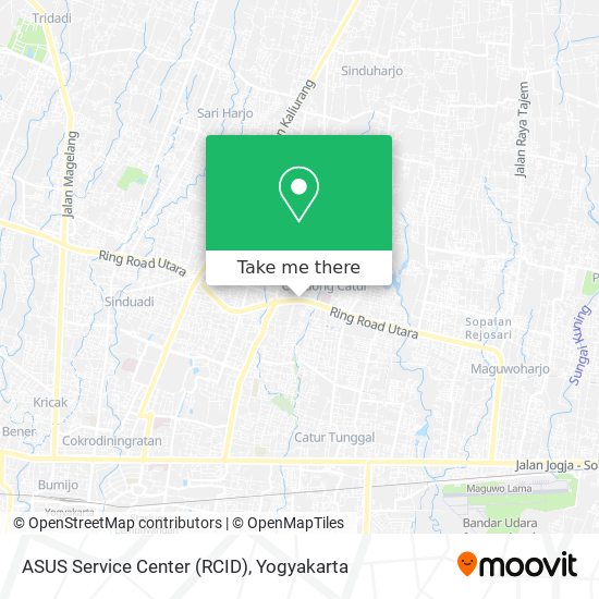 ASUS Service Center (RCID) map