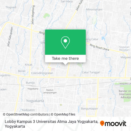 Lobby Kampus 3 Universitas Atma Jaya Yogyakarta map