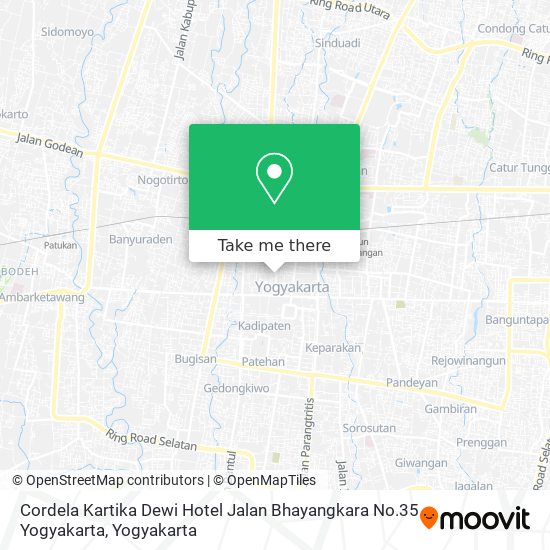 Cordela Kartika Dewi Hotel                               Jalan Bhayangkara No.35 Yogyakarta map