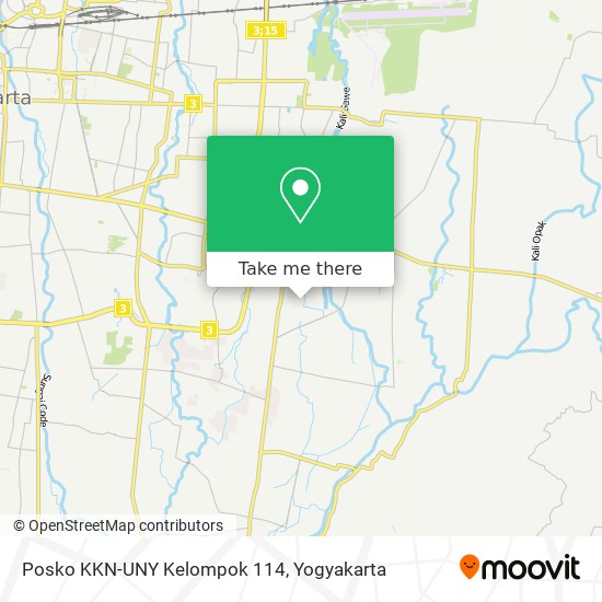 Posko KKN-UNY Kelompok 114 map