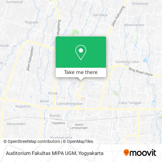 Auditorium Fakultas MIPA UGM map