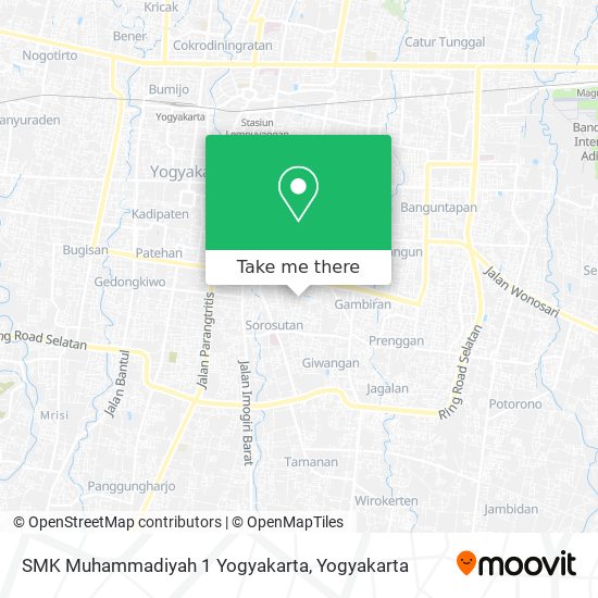 SMK Muhammadiyah 1 Yogyakarta map