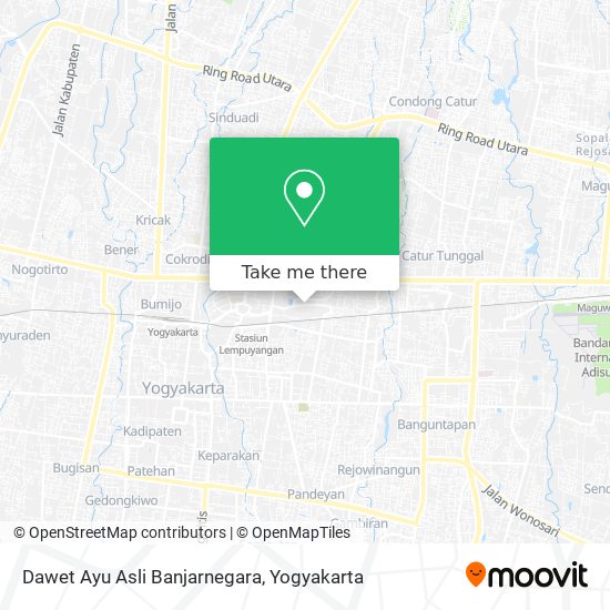 Dawet Ayu Asli Banjarnegara map