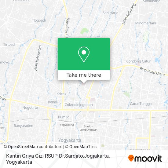 Kantin Griya Gizi RSUP Dr.Sardjito,Jogjakarta map