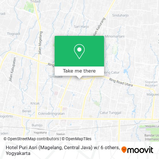 Hotel Puri Asri (Magelang, Central Java) w/ 6 others map