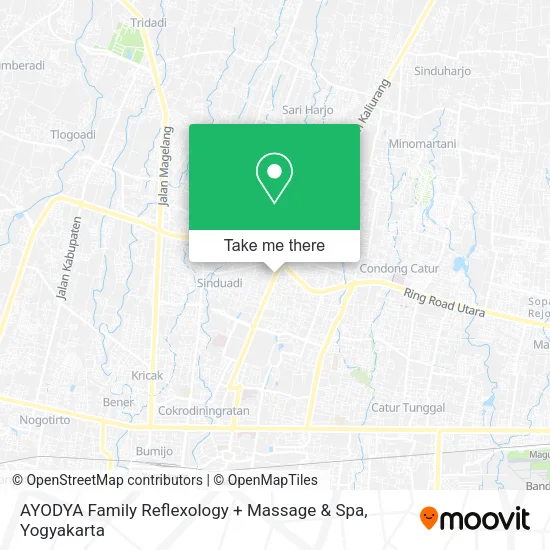 AYODYA Family Reflexology + Massage & Spa map