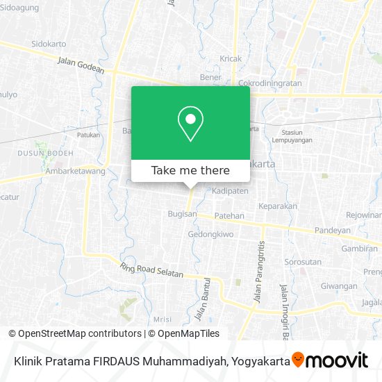 Klinik Pratama FIRDAUS Muhammadiyah map