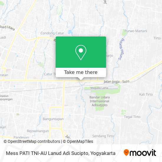Mess PATI TNI-AU Lanud Adi Sucipto map