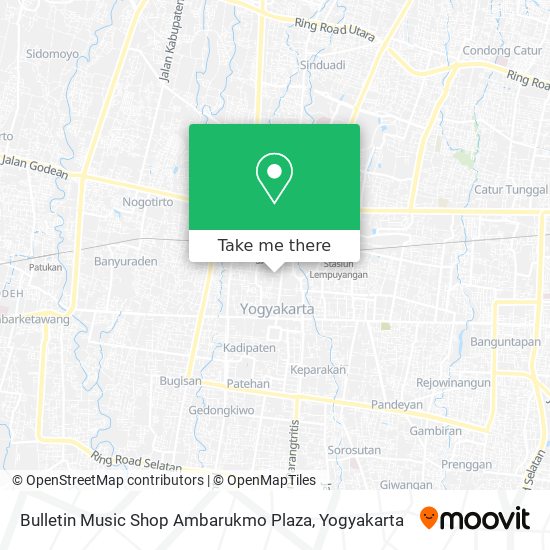 Bulletin Music Shop Ambarukmo Plaza map