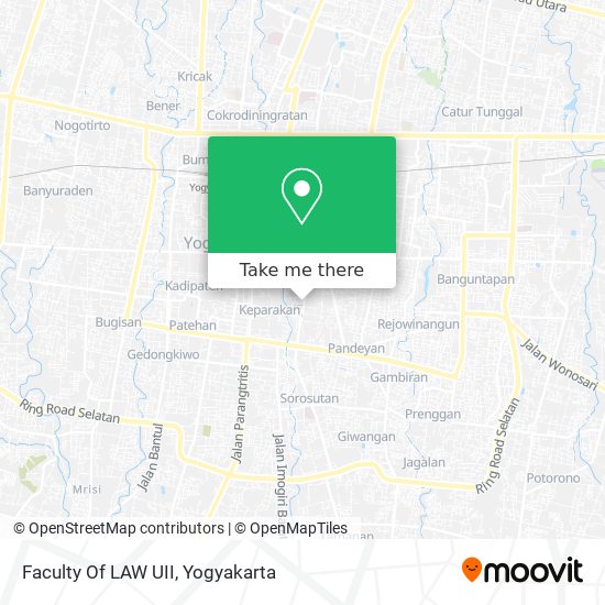 Faculty Of LAW UII map