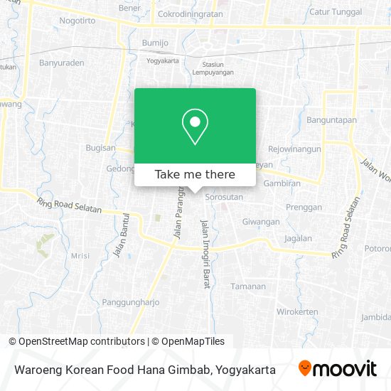 Waroeng Korean Food Hana Gimbab map