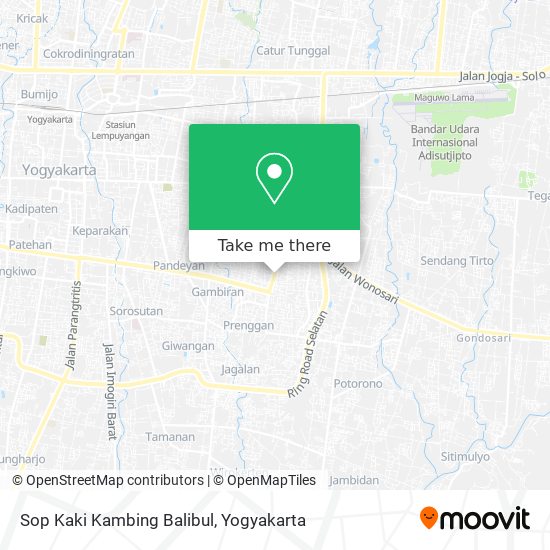 Sop Kaki Kambing Balibul map