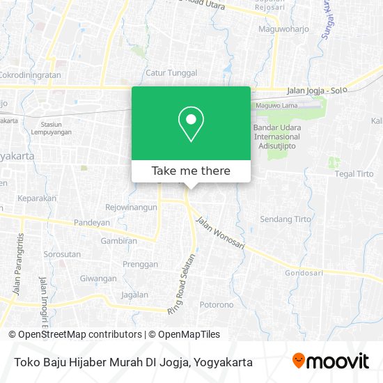 Toko Baju Hijaber Murah DI Jogja map