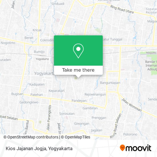 Kios Jajanan Jogja map