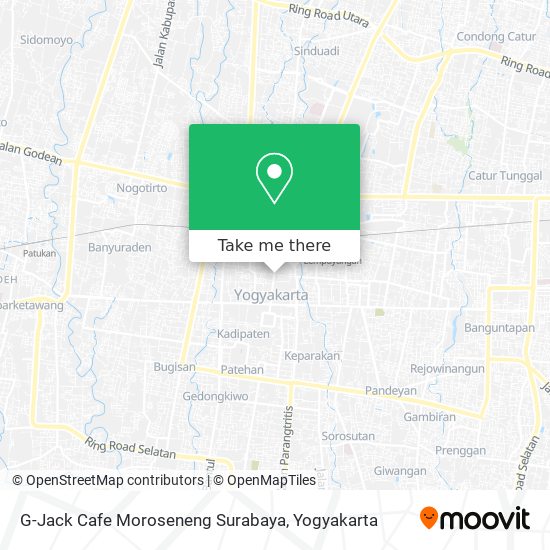 G-Jack Cafe Moroseneng Surabaya map