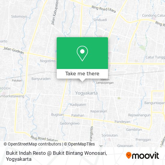 Bukit Indah Resto @ Bukit Bintang Wonosari map