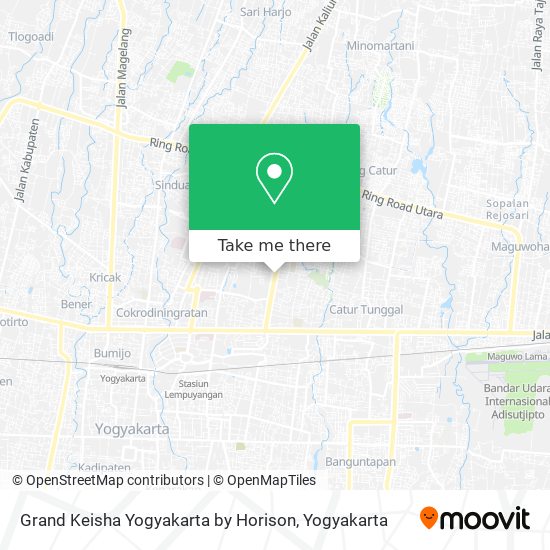 Grand Keisha Yogyakarta by Horison map