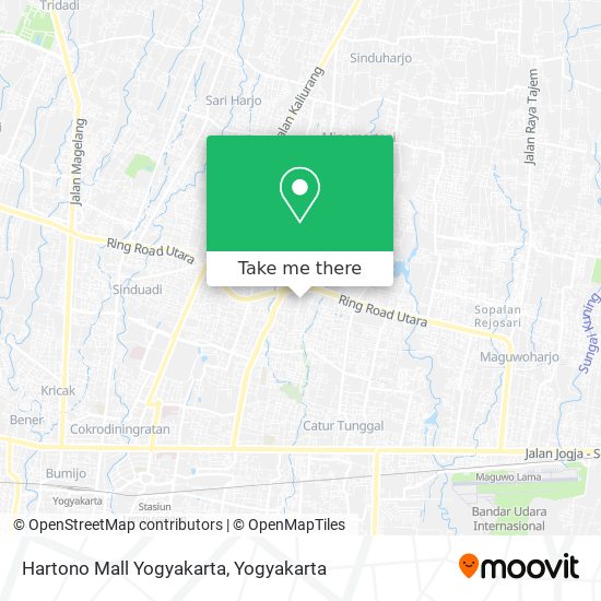 Hartono Mall Yogyakarta map