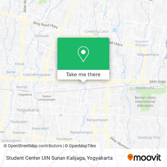 Student Center UIN Sunan Kalijaga map