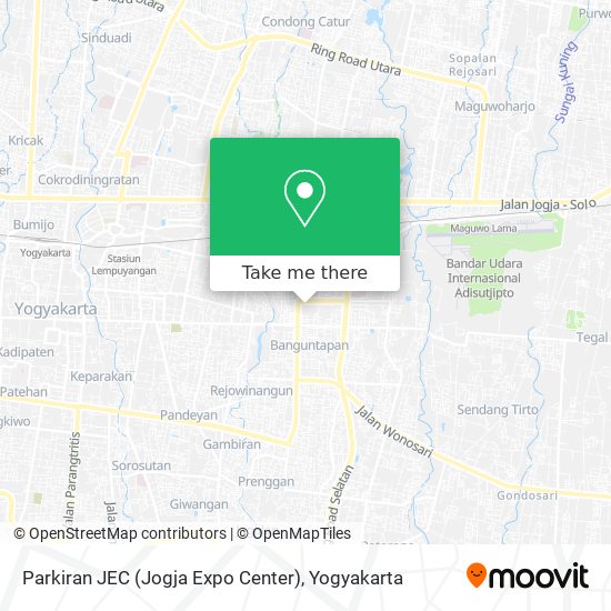 Parkiran JEC (Jogja Expo Center) map